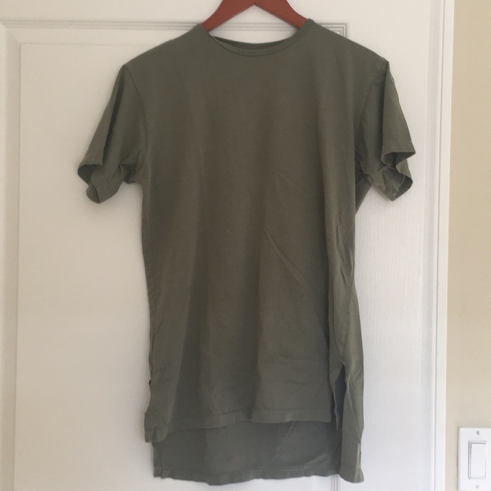 Long Green Shirt